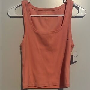 American Eagle Outfitters Pink Crop Tank Top